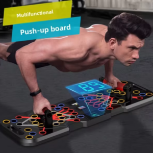 15-in-1 Pushup Board for Men & Women | Foldable Gym Equipment for Home Workout | 𝐌𝐮𝐥𝐭𝐢- 𝐅𝐮𝐧𝐜𝐭𝐢𝐨𝐧 Push Up Stand for Chest, Triceps, Shoulders & Back | Portable Home Gym Training Kit
